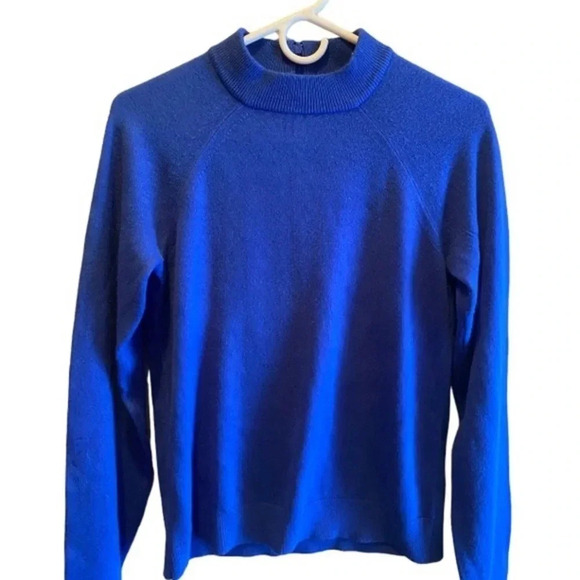 KAREN SCOTT WOMENS BLUE SWEATER TOP SHIRT SIZE S SMALL - Picture 3 of 4